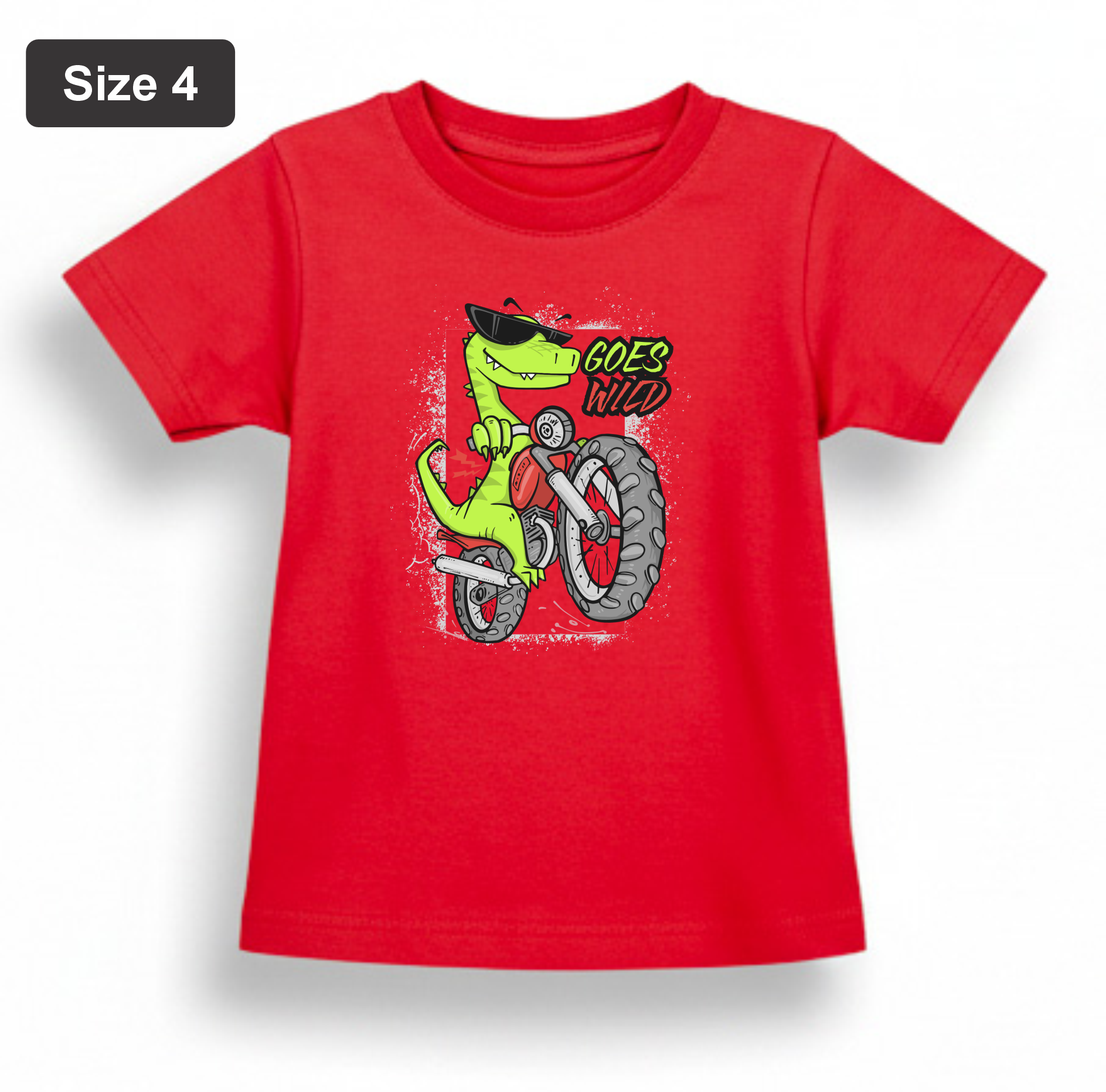 DTF Printed - Kids Unisex - T-Shirts with Beautiful 5 colors with 3 sizes