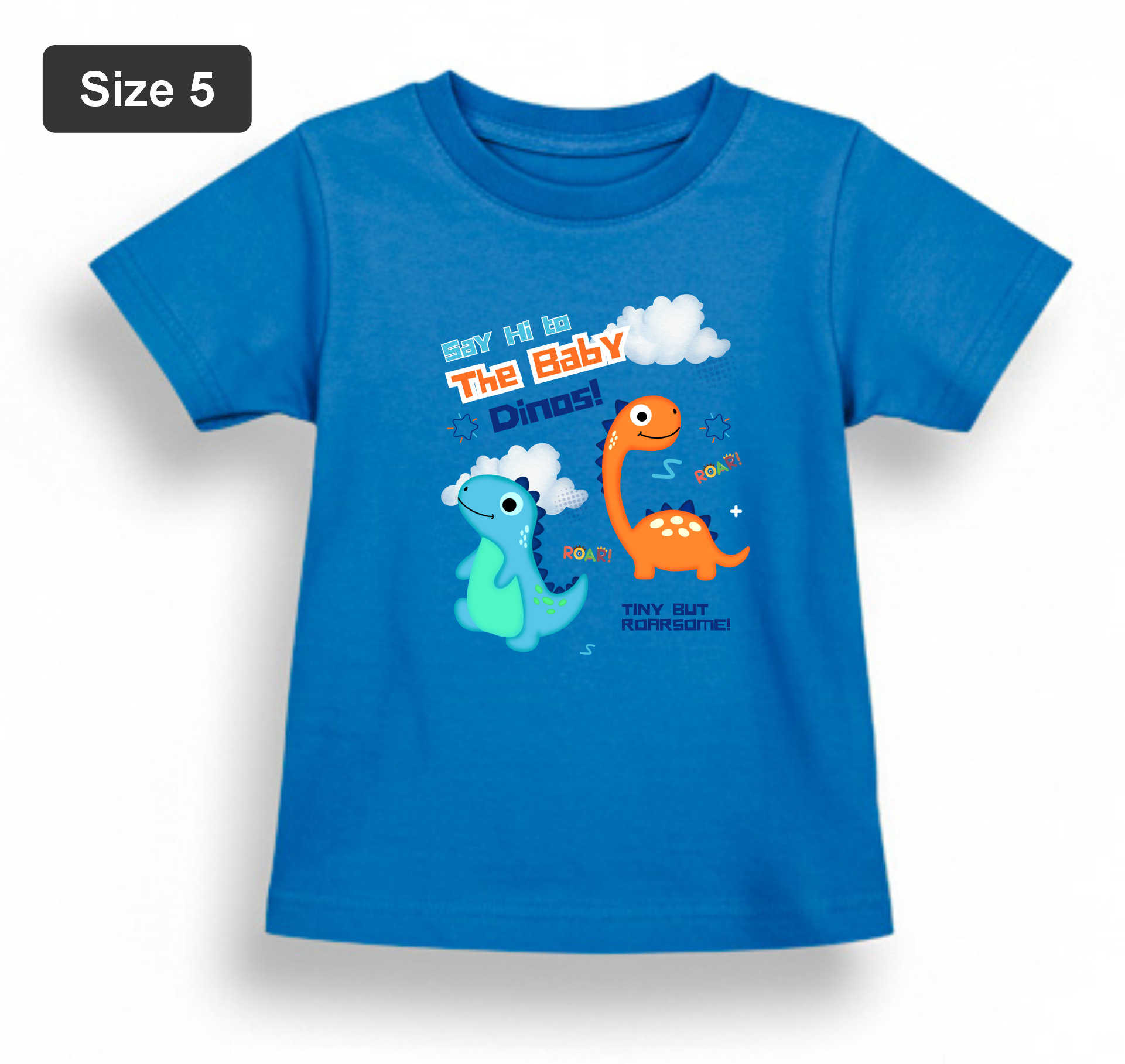DTF Printed - Kids Unisex - T-Shirts with Beautiful 5 colors with 3 sizes