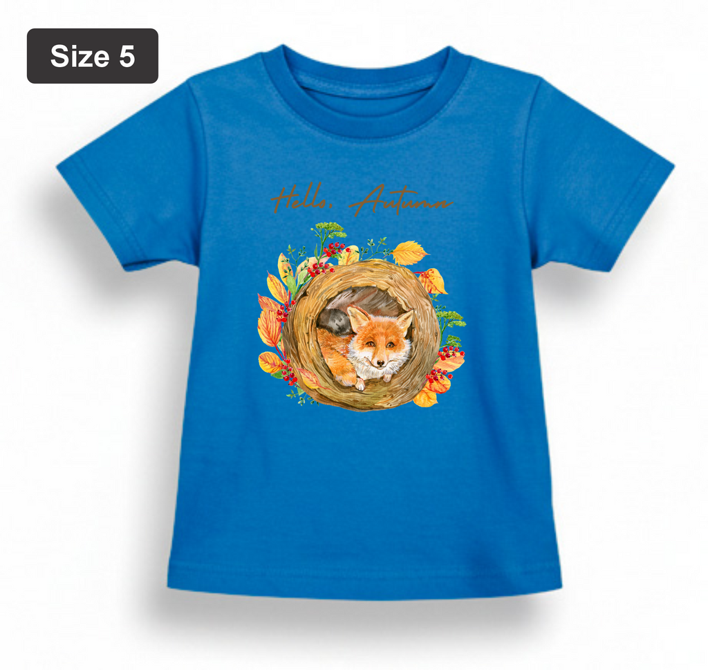 DTF Printed - Kids Unisex - T-Shirts with Beautiful 5 colors with 3 sizes