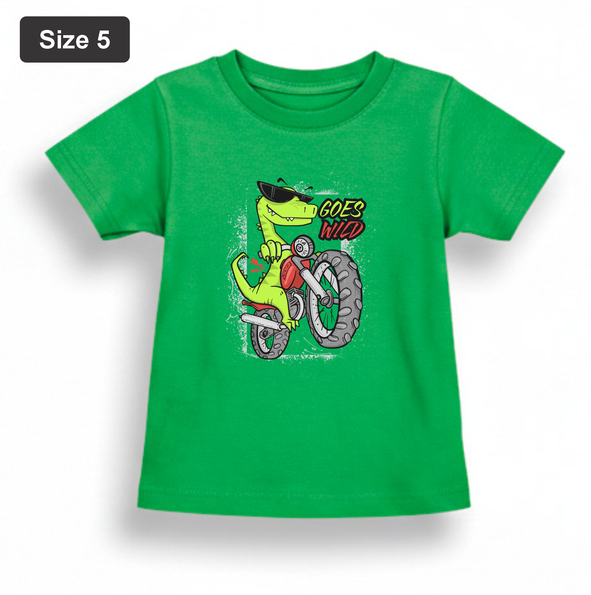 DTF Printed - Kids Unisex - T-Shirts with Beautiful 5 colors with 3 sizes