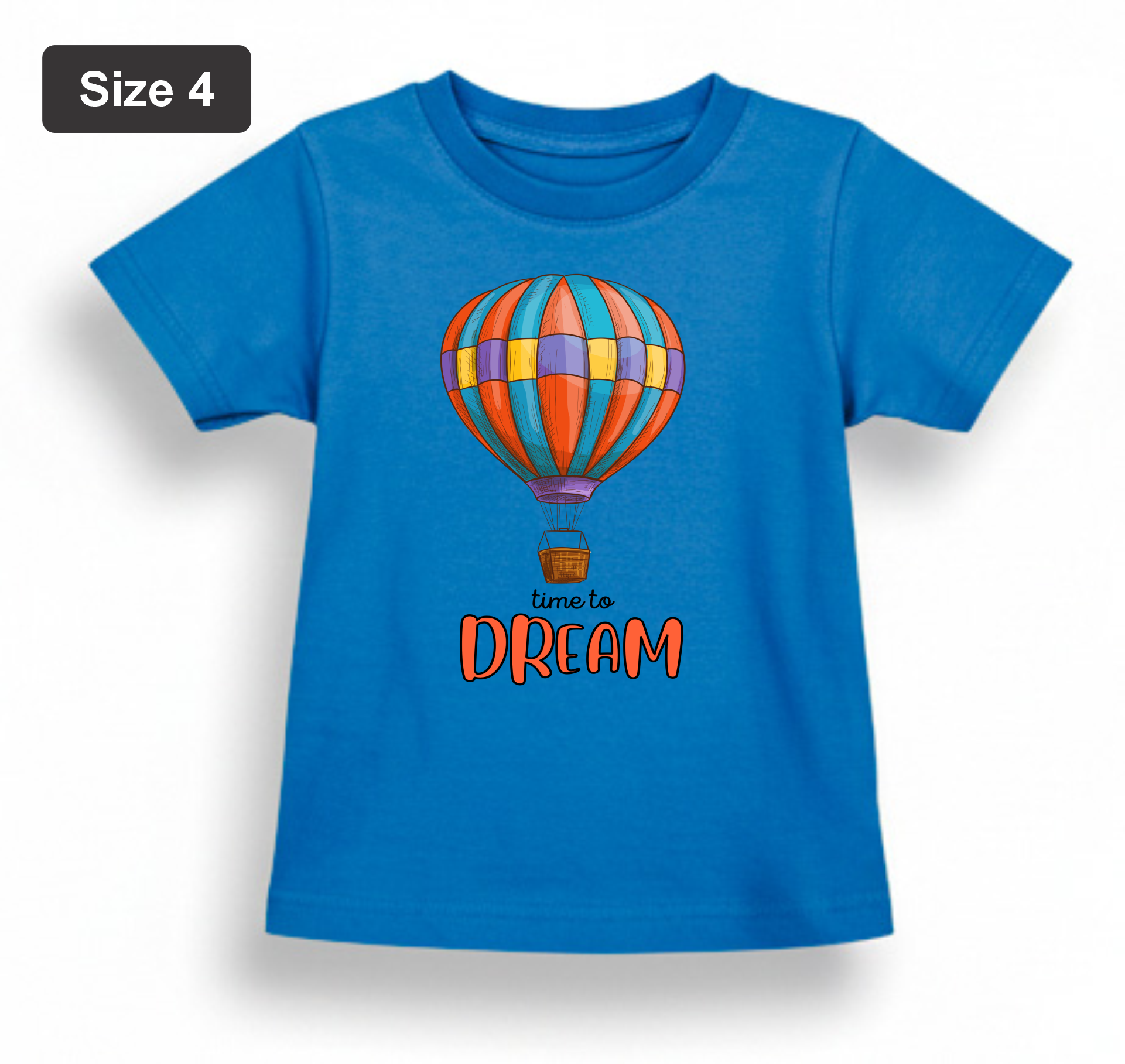 DTF Printed - Kids Unisex - T-Shirts with Beautiful 5 colors with 3 sizes