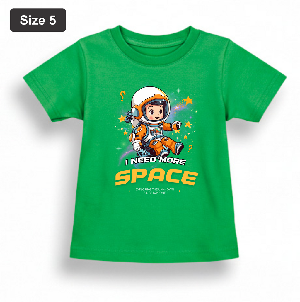 DTF Printed - Kids Unisex - T-Shirts with Beautiful 5 colors with 3 sizes