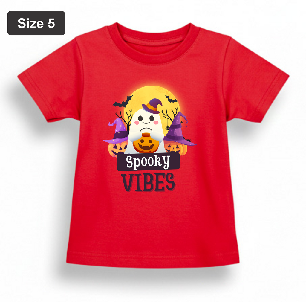 DTF Printed - Kids Unisex - T-Shirts with Beautiful 5 colors with 3 sizes