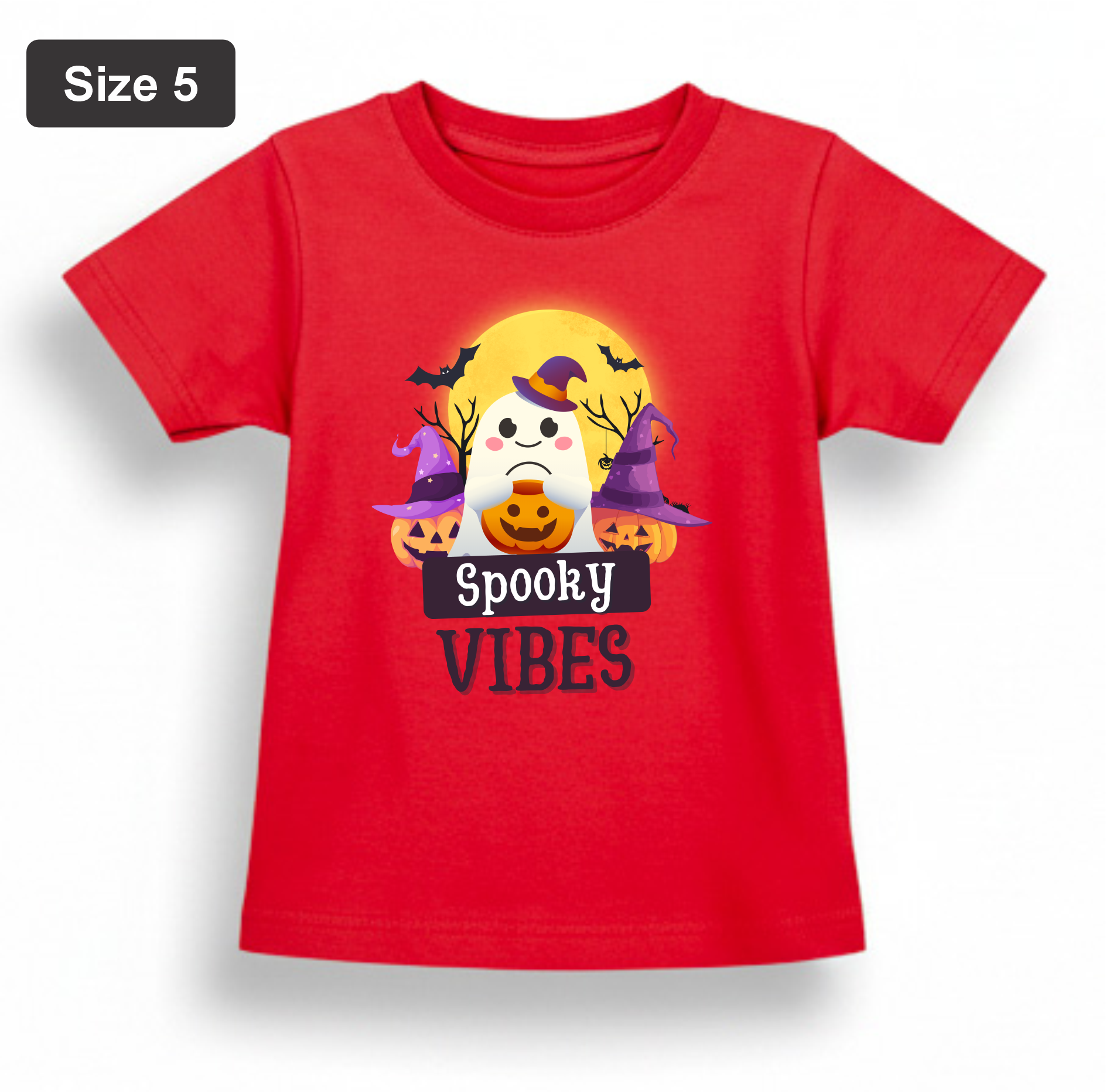 DTF Printed - Kids Unisex - T-Shirts with Beautiful 5 colors with 3 sizes