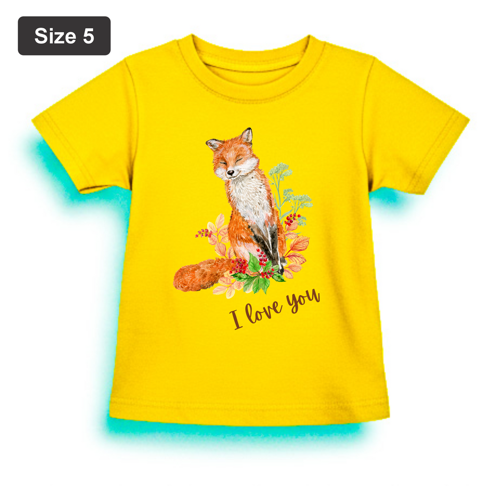 DTF Printed - Kids Unisex - T-Shirts with Beautiful 5 colors with 3 sizes