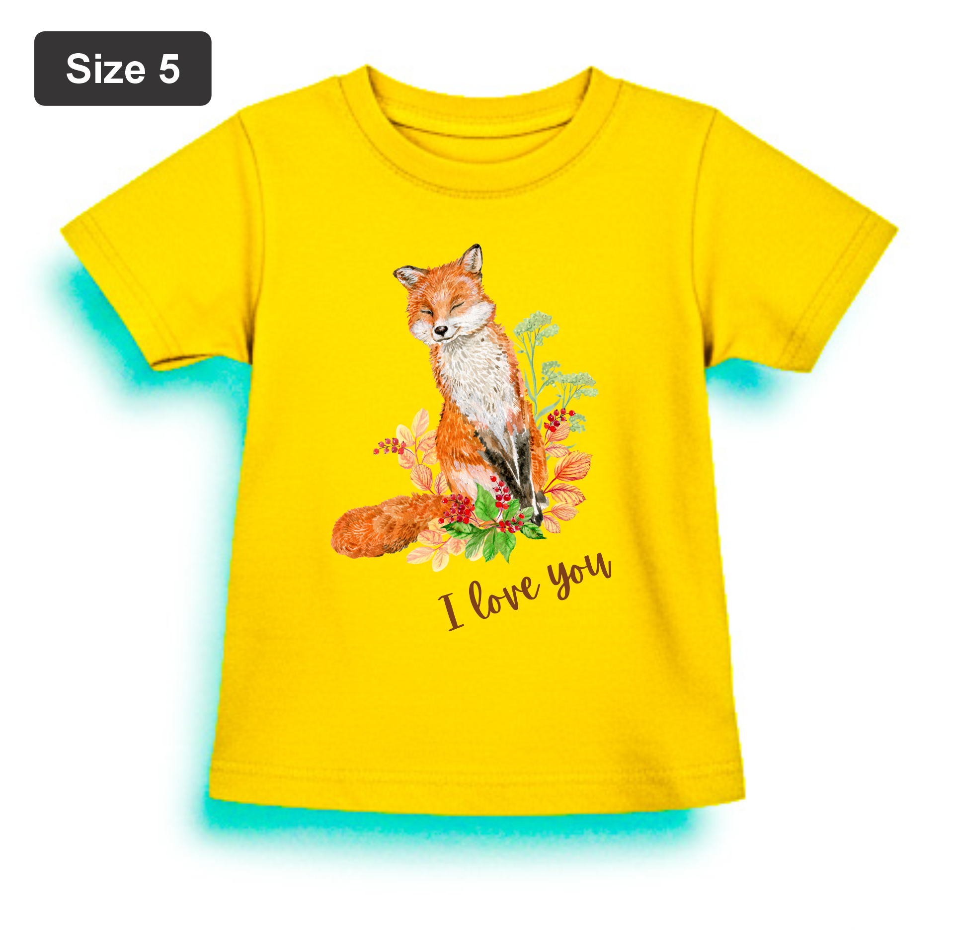 DTF Printed - Kids Unisex - T-Shirts with Beautiful 5 colors with 3 sizes