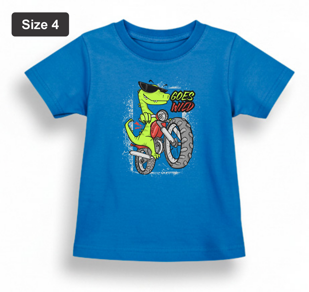 DTF Printed - Kids Unisex - T-Shirts with Beautiful 5 colors with 3 sizes