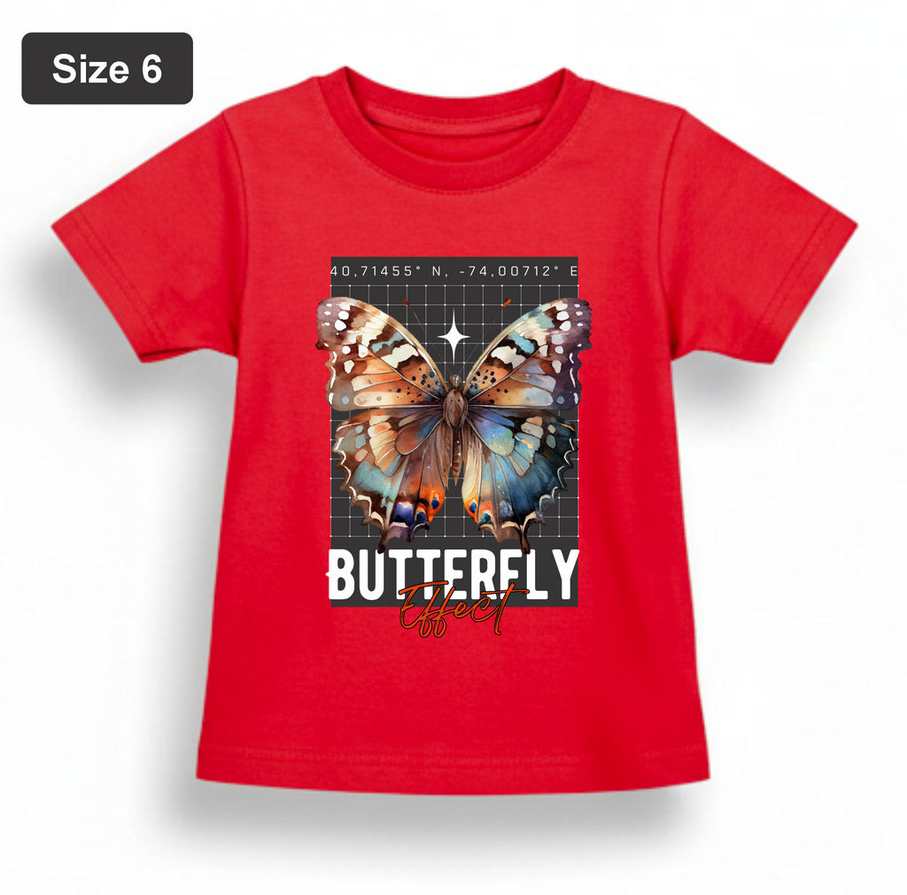 DTF Printed - Kids Unisex - T-Shirts with Beautiful 5 colors with 3 sizes