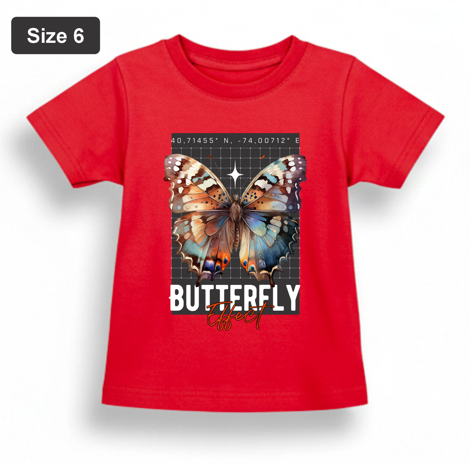 DTF Printed - Kids Unisex - T-Shirts with Beautiful 5 colors with 3 sizes