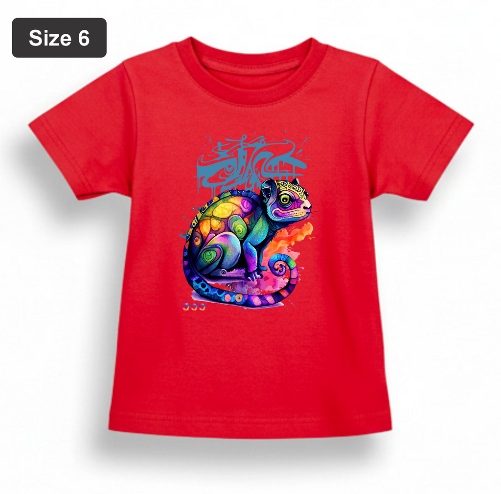 DTF Printed - Kids Unisex - T-Shirts with Beautiful 5 colors with 3 sizes