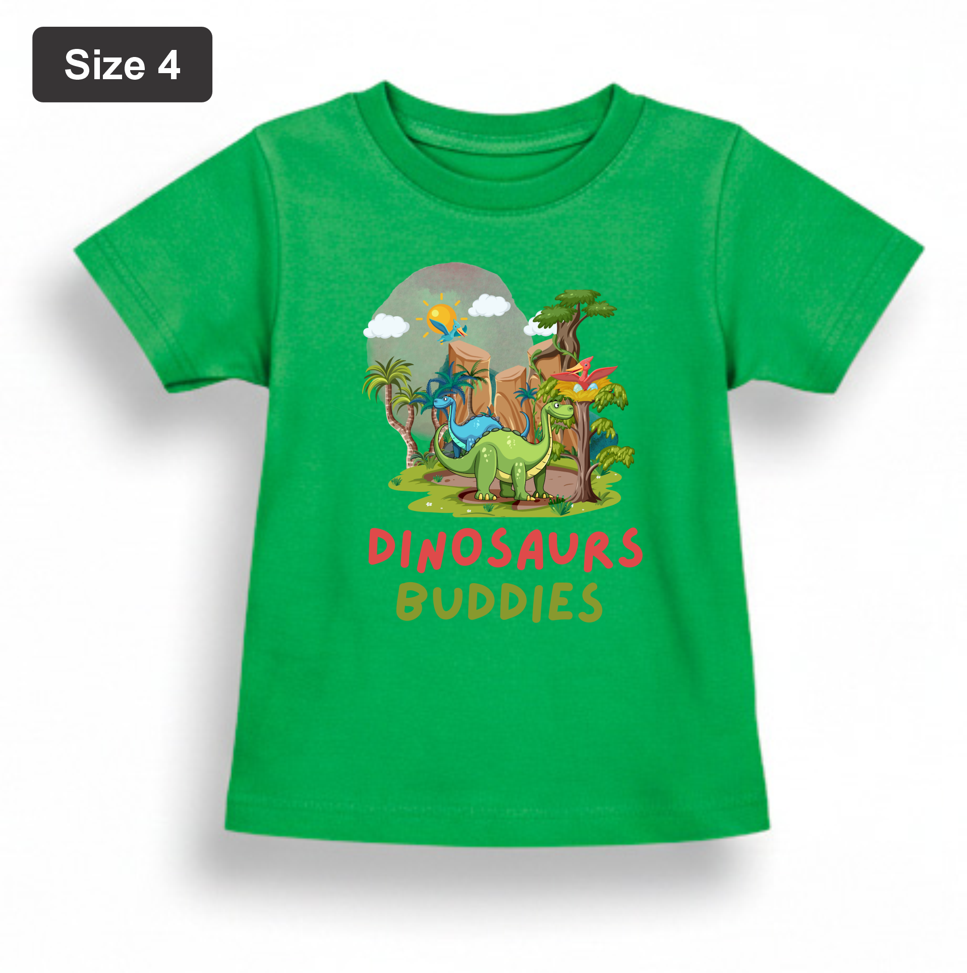 DTF Printed - Kids Unisex - T-Shirts with Beautiful 5 colors with 3 sizes